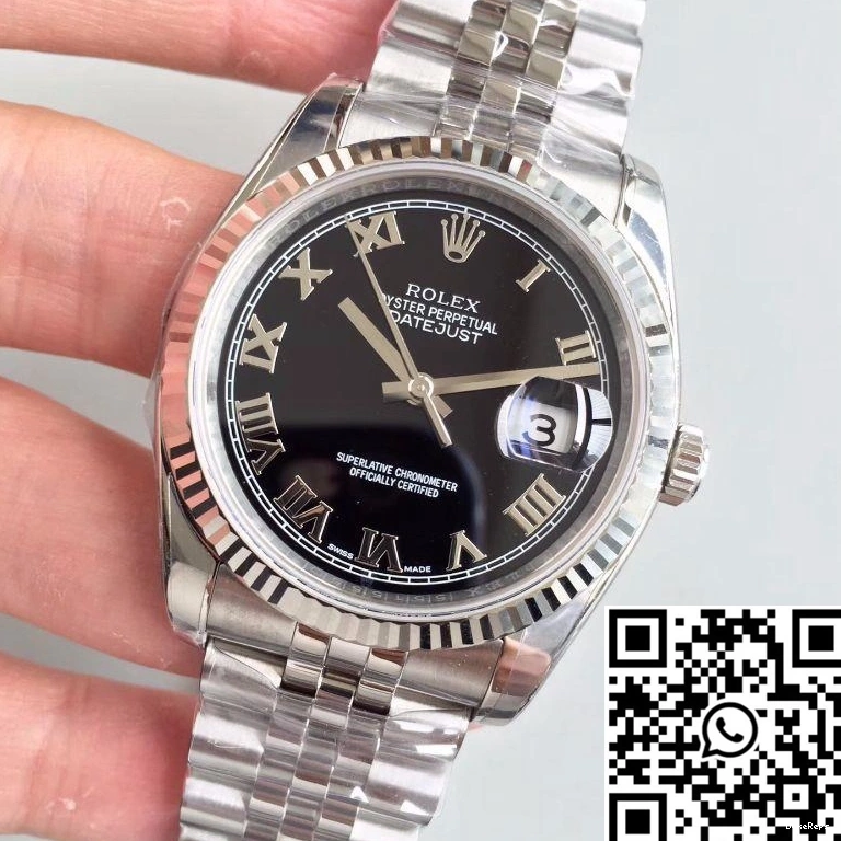 Datejust Dial Rolex 41MM EW 116334 Black Factory 0730